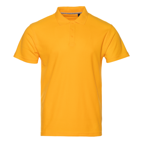 Рубашка поло мужская STAN хлопок/полиэстер 185, 104, цвет Жёлтый