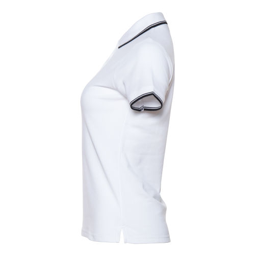 Рубашка поло женская STAN с окантовкой хлопок/полиэстер 185, 04BK, арт. 121004BK_3