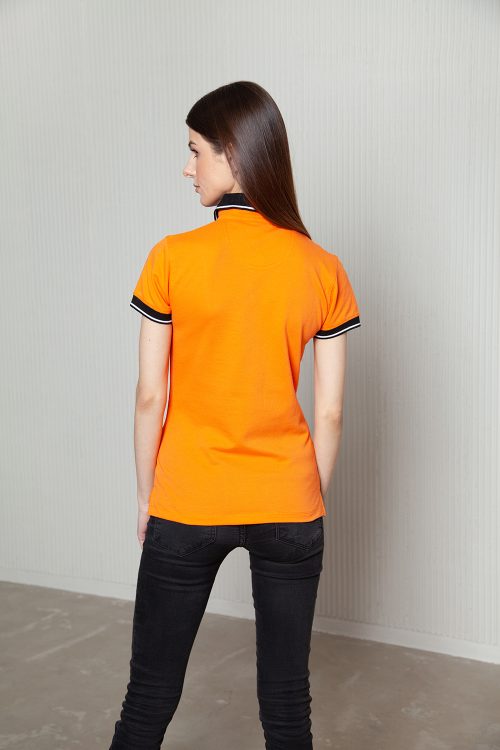 Рубашка поло женская STAN с контрастными деталями хлопок/полиэстер 185, 04CW, арт. 121004CW_5