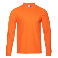 Рубашка поло мужская Рубашка мужская 04S цвет Оранжевый