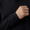 Рубашка поло унисекс STAN длинный рукав хлопок/полиэстер 185, 104S, Чёрный