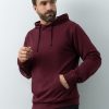 Худи унисекс STAN футер без начёса 260, 23, Бордовый