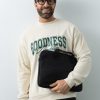 Свитшот унисекс STAN футер без начёса, 350, 96, Молочный