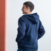 Толстовка мужская с капюшоном на молнии сэндвич 320, Бордовый меланж