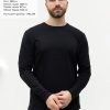 Лонгслив STAN хлопок/эластан 180, 35, Чёрный Лонгслив STAN хлопок/эластан 180, 35, Чёрный