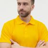 Рубашка поло унисекс  STAN хлопок/полиэстер 185, 04, Жёлтый