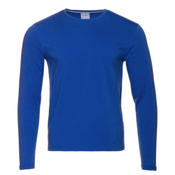 Лонгслив STAN хлопок/эластан 180, 35, Синий