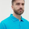Рубашка поло унисекс  STAN хлопок/полиэстер 185, 04, Бирюзовый
