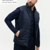 Жилет унисекс STAN утепленный таффета 210T,200, 84, Тёмно-синий