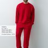 Брюки унисекс STAN футер без начёса, 350, 97, Красный