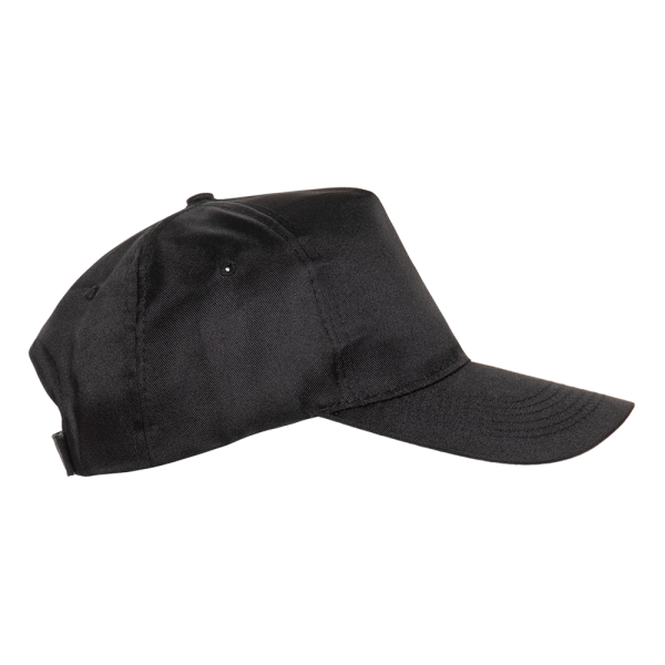 Бейсболка STAN 5 клиньев полиэстер 150, 10P, Чёрный