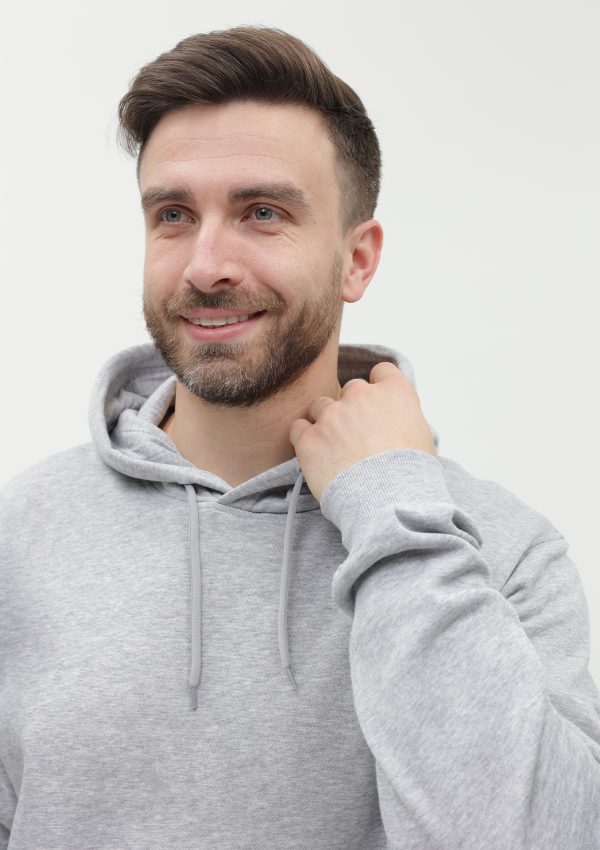 Худи унисекс STAN футер с начёсом 260, 20, Серый меланж Худи унисекс STAN футер с начёсом 260, 20, Серый меланж