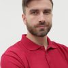 Рубашка поло унисекс  STAN хлопок/полиэстер 185, 04, Бордовый