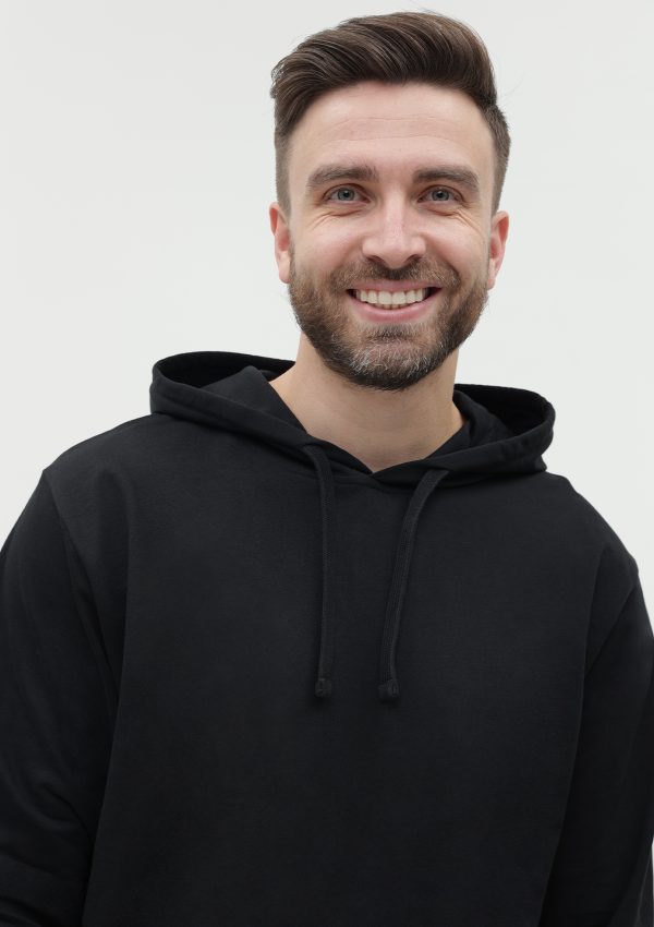 Худи унисекс STAN футер без начёса 260, 23, Чёрный
