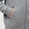 Толстовка мужская STAN с капюшоном на молнии футер с начёсом 280, 17, Серый меланж
