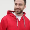Толстовка мужская STAN с капюшоном на молнии футер с начёсом 280, 17, Красный Толстовка мужская STAN с капюшоном на молнии футер с начёсом 280, 17, Красный