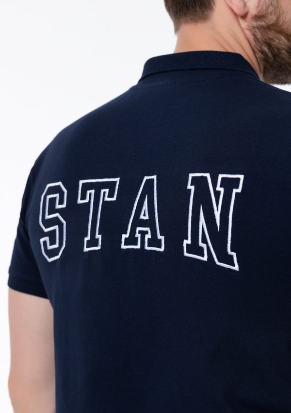 Рубашка поло унисекс STAN хлопок/эластан 200, 05, Тёмно-синий Рубашка поло унисекс STAN хлопок/эластан 200, 05, Тёмно-синий