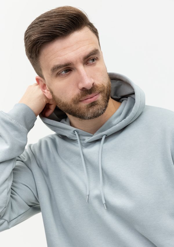 Худи унисекс STAN футер с начёсом 260, 20, Серый