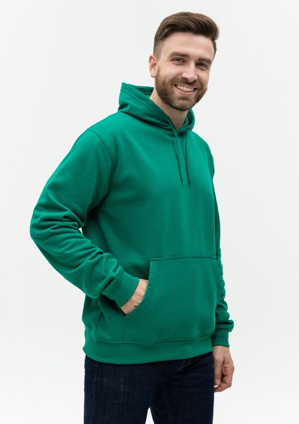 Худи унисекс STAN футер с начёсом 260, 20, Зелёный