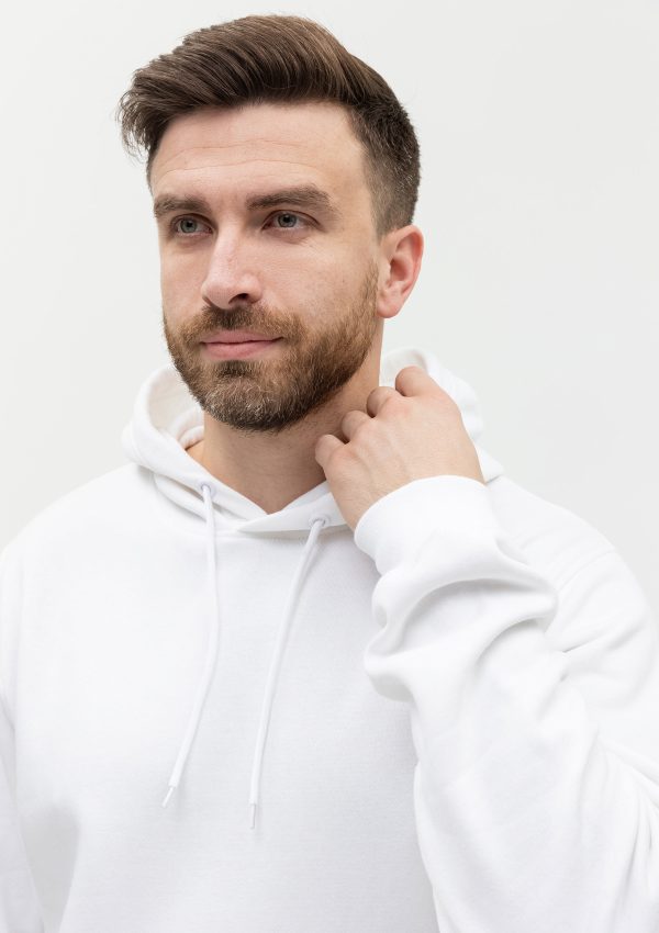 Худи унисекс STAN футер с начёсом 260, 20, Белый Худи унисекс STAN футер с начёсом 260, 20, Белый