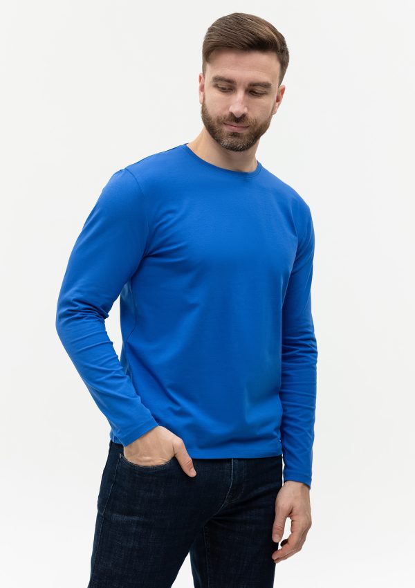 Лонгслив STAN хлопок/эластан 180, 35, Синий Лонгслив STAN хлопок/эластан 180, 35, Синий