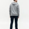 Толстовка мужская STAN с капюшоном на молнии футер с начёсом 280, 17, Серый меланж