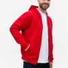 Толстовка мужская STAN с капюшоном на молнии футер с начёсом 280, 17, Красный Толстовка мужская STAN с капюшоном на молнии футер с начёсом 280, 17, Красный
