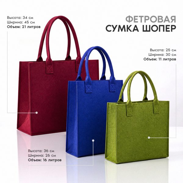 Сумка-шопер 202, Чёрный