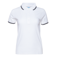 Рубашка поло женская STAN с окантовкой хлопок/полиэстер 185