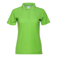 Рубашка поло женская STAN хлопок/полиэстер 185, 104W, цвет Ярко-зелёный