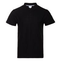 Рубашка поло мужская Рубашка мужская 104 цвет Чёрный