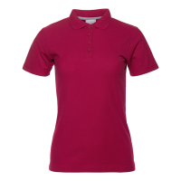 Рубашка поло женская STAN хлопок/полиэстер 185, 104W, цвет Бордовый