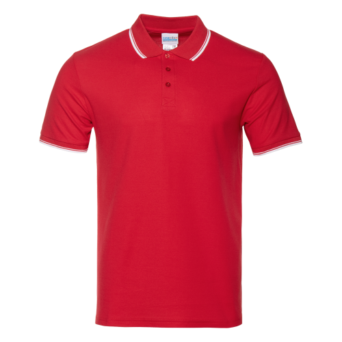 Рубашка поло мужская Рубашка мужская 04T цвет Красный