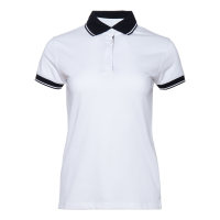 Рубашка поло женская STAN с контрастными деталями хлопок/полиэстер 185