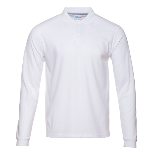 Рубашка поло мужская STAN длинный рукав хлопок/полиэстер 185, 04S, арт. 1210004S_1
