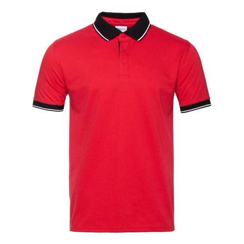 Рубашка поло мужская STAN с контрастными деталями хлопок/полиэстер 185, 04С, арт. 1210004C_1