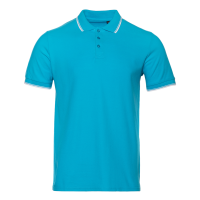 Рубашка поло мужская STAN с окантовкой хлопок/полиэстер 185, 04T, арт. 1210004T_1