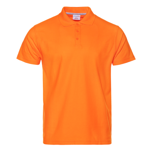 Рубашка поло мужская Рубашка мужская 104 цвет Оранжевый