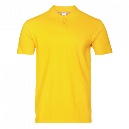 Рубашка поло мужская Рубашка унисекс 04U цвет Жёлтый