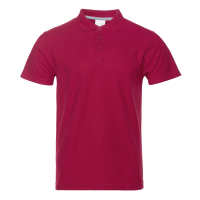 Рубашка поло мужская STAN хлопок/полиэстер 185, 104, цвет Бордовый
