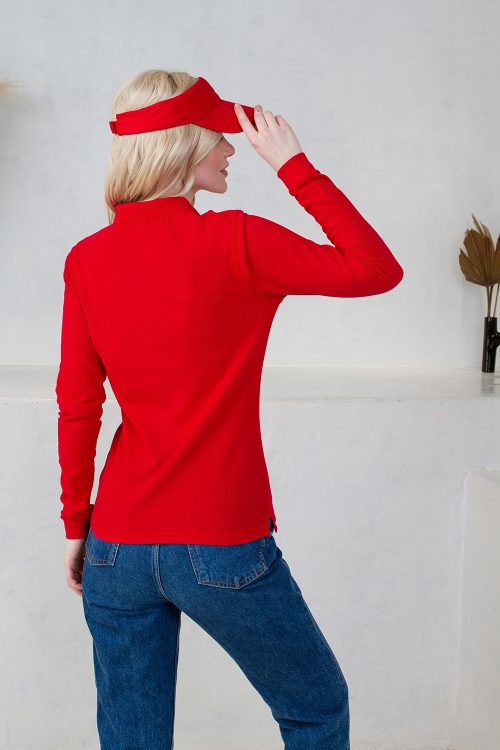 Рубашка поло женская STAN длинный рукав хлопок/полиэстер 185, 04SW, арт. 121004SW_5