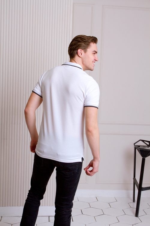 Рубашка поло мужская STAN с окантовкой хлопок/полиэстер 185, 04T, арт. 1210004T_5
