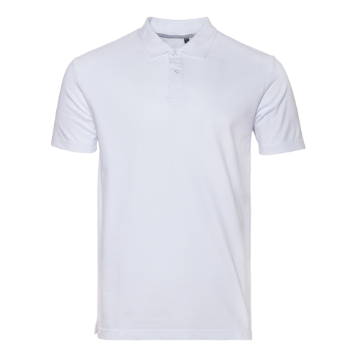 Рубашка поло мужская Рубашка унисекс 04B цвет Белый