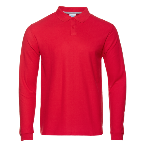Рубашка поло мужская Рубашка мужская 104LS цвет Красный