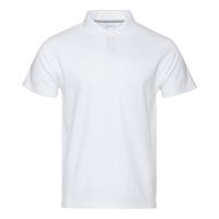 Рубашка поло мужская STAN хлопок/полиэстер 185, 104, цвет Белый