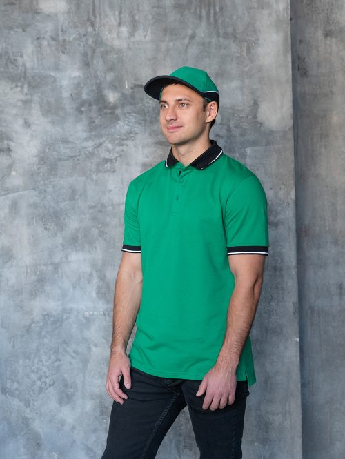 Рубашка поло мужская STAN с контрастными деталями хлопок/полиэстер 185, 04С, арт. 1210004C_4