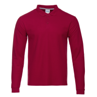 Рубашка поло мужская Рубашка мужская 04S цвет Бордовый