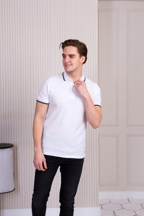 Рубашка поло мужская STAN с окантовкой хлопок/полиэстер 185, 04T, арт. 1210004T_4