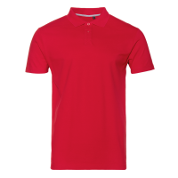 Рубашка поло унисекс хлопок 100%, 185, 04B, цвет Красный