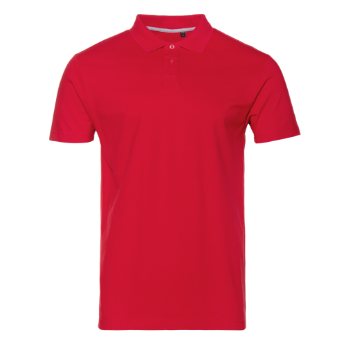 Рубашка поло мужская Рубашка унисекс 04B цвет Красный
